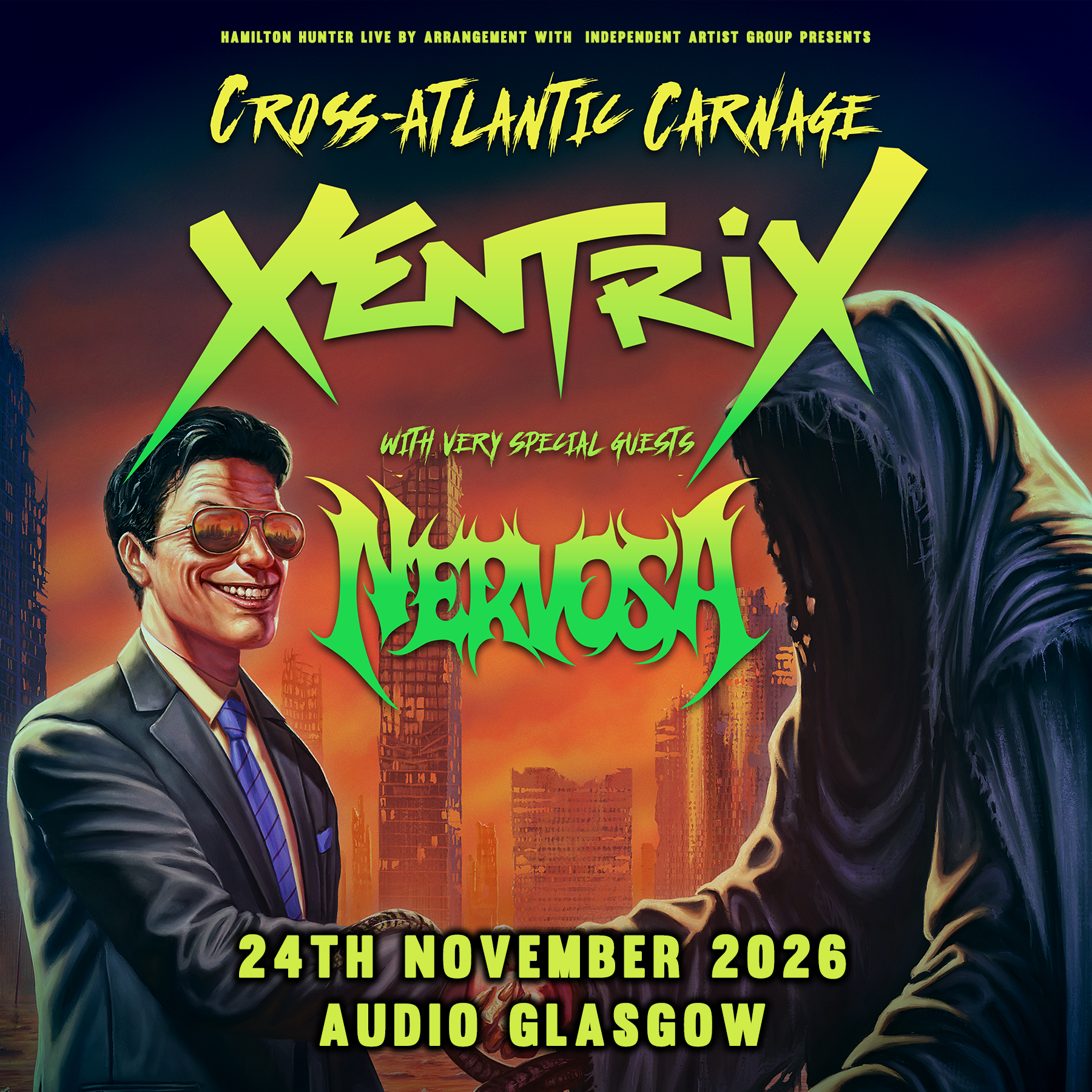 XENTRIX: CROSS-ATLANTIC CARNAGE - Audio Glasgow